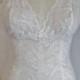 Fitted Bralette Camisole in White Stretch Lace with Satin Tie Straps