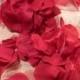 100 Premium Rose Petals - Red Hot - Artificial Rose Petals-Silk -Wedding Decorations-Large 2 inch -Romantic-Bridal Shower Decor