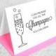Bridesmaid or Maid of Honor Card - Champagne - Printed Card - Funny Bridesmaid Card - Will You Be My Bridesmaid