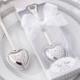 Heart Shaped Tea Infuser In Elegant White Gift Box