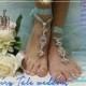 ENCHANTED BRIDE Bridal Barefoot sandals, bridal beach wedding, beautiful barefoot sandals