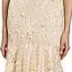 Sue Wong Beaded Soutache Embroidered Lace Mermaid Gown