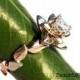 Flower Diamond Rose Engagement Ring