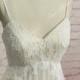 Sweetheart Wedding Gown, Outside Bridal Gown, Champagne underlay Wedding Dress, A-line Wedding Dress, Ivory outerlay Wedding Dress