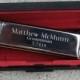 Personalized Stainless Steel Harmonica - Groomsmen Gift - Fathers Day Gift - Ringbearer Gift - Engraved - Customized - Monogrammed for Free