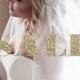 SALE Waltz Juliet Cap Wedding Veil, Two Tier Veil, Antique Rhinestone Embellished Bridal Cap, Crystal Adornments Style: Anastasha #1101