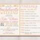 Bachelorette Party Weekend invitation and itinerary custom printable 5x7