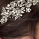 Rhinestone Bridal Headband, Wedding Headband - Candice