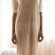 Bridal Silk Knit T Shirt Nightgown Sheer Light Honeymoon Wedding Lingerie Sleepwear Silk Knit Lingerie Silk Nightgown
