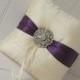 Ring Bearer Pillow Custom Wedding Ring Pillow Dupioni Silk