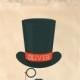 Custom Printed Ring Bearer Groomsmen Tote Bag for Weddings - Ringbearer Gift - Top Hat Tote Bag
