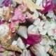 Beach Wedding Seashell Bouquet Bride Bridesmaids Beach Sea Shell Hydrangea