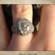 Raw Rough Diamond-cluster - Solitaire- promise-one of a kind engagement ring
