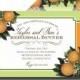 Invitation . Citrus Sweet Collection . by Loralee Lewis