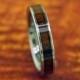 Tungsten Carbide Koa Wood Ring 4mm - Wedding Band - Promise/Engagement Ring - Gift Idea