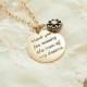 Thank You For Raising The Man Of My Dreams With Charm: Mother Of Groom Gift Wedding Jewelry Necklace Mother of the Groom