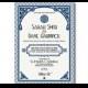 Gatsby Wedding Invitation Art Deco Blue Classic Denim Dark Blue Navy Printable Wedding Invite Matching RSVP Program Menu Available