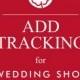 Add tracking for my wedding shoe decals