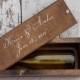 Rustic Wine Box Slide Lid Wine Box Wood Wine Box Wedding Wine Ceremony Wedding Gift Wine Box Slide Top Wine Box Wine Box Gift Bridal Shower