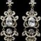 GOLD Bridal Chandelier Earrings, Vintage Victorian Style Bridal Jewelry, Wedding Jewelry LONDON