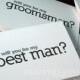 Will You Be My Groomsman Card, Best Man, Usher, Ring Bearer, Koumbaro Wedding party... Simple Wedding Cards for Guys to Ask Groomsmen