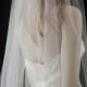 wedding veil, fingertip length bridal veil, pencil edge veil