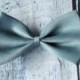 baby boys bow tie-slate gray-Easter Bow tie, bow tie for  infants, toddlers, kids, photo prop