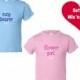 RING BEARER, FLOWER Girl Shirt, T-Shirt, Baby Bodysuit, T shirt - Many Colors - Set of 2