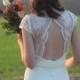 Romantic wedding dress with backless