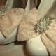 Wedding Bridal Lace Shoe Clips, - Shoe Clips, Wedding, Pageant, Prom, Bridal,Wedding Accessories, Womens