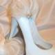 Bridal Shoe Clips - Champagne, Ivory, White or Black Feathered Shoe Clips - wedding shoe clips