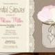 Bridal Shower Invitation - Wedding Shower Invite - Bridal Brunch - Mason Jar Invitation - Burlap - Baby Shower - Birthday- Printable Invite