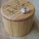 Custom Ring Box, Engraved Ring Box, Custom Bamboo Box, Personalized Ring Box, Custom Engraved Wood Box, Ring Bearer Box, Bridesmaid Gift