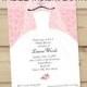EDITABLE Instant Download - Bridal Shower Invitation, Wedding Shower Invitations - Dress on Hanger