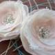 Wedding bridal hair flowers (set of 3), bridal hairpiece, bridal hair clip, wedding hair accessory, vintage rustic wedding, bridal accessory
