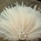 Wedding MANY COLORS Fascinator, Rhinestones, Pearls, Bridal Fascinator, Feather Fascinator, French Net, Hair Clip, Wedding
