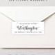 Custom Wedding Return Address Label - "The Classic Wedding I" Calligraphy Return Address Stickers