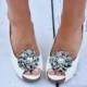 Silver Shoe Clips - Wedding, Bridesmaid, Date Night, Party, Everyday wear