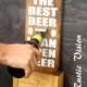 Beer Sign Bottle Opener with Easy to Empty Cap Catch- groomsmen gift idea