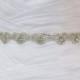 SIERRA - Vintage Inspired Rhinestone Bridal Belt, Wedding Dress Beaded Sash, Bridesmaids Sashes, Bridal Crystal Belts