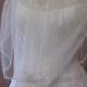 Sparkle Pearl Sequin Beaded Two Tier Layer Waist Length Wedding Veil