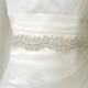 Elegant Rhinestone Ivy Beaded Wedding Dress Sash Belt