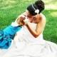 Dog Pet Dresses: Custom Wedding Colors dog bridal wear Match Your Wedding Colors or