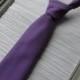 Boy Necktie-Baby Boy Tie-Toddler Boy Tie-Dress clothes-boy accessories-birthday tie-Wedding-Ring Bearer-Purple-Violet-Church clothes-Spring