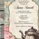 Bridal Shower Tea Party Invite 