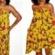 African Dress, Yellow Wedding Dress, Ankara Dress, Strapless Ankara print Fishtail  Dress , Ankara African Print Formal Dress, African Dress