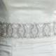 Crystal Rhinestone Wedding Sash, Belt Diamonds Crystals Pearls, Sparkly Crystal Sash - Style SA600