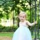 Reserved for Erika and Lisa---Blue Flower Girl dress--Vintage Style--Something Borrowed Something Blue--Perfect for Weddings
