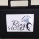 Black & white ring security briefcase -- ring bearer pillow alternative gift