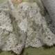1 yard French vintage cotton blend wedding lace trim 12" wide lingerie dress projects sewing France Emil Katz bride bridal